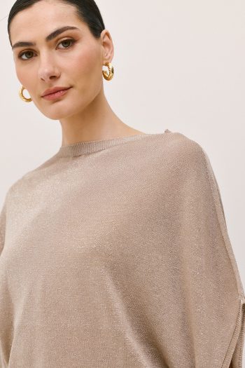 Zelia Lurex Knit – Beige - Image 3