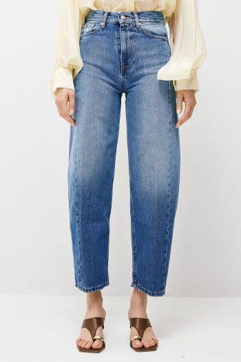 Chiara Ballon Denim – Mid Blue - Image 2