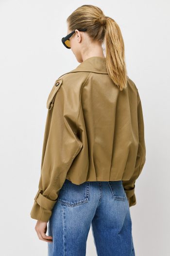 Bella Short Trench – Beige - Image 6