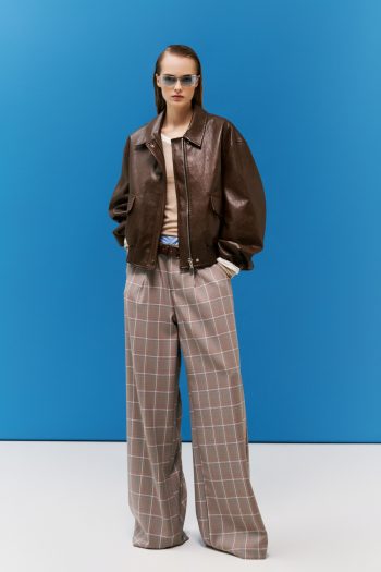 Luciana Leather Jacket – Brown - Image 2