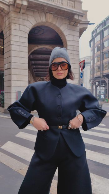 Lyra Sunglasses – Black/Orange - Image 3