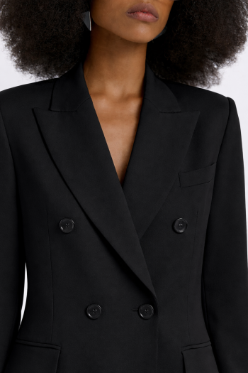 Nancy Crepe Blazer – Black - Image 2