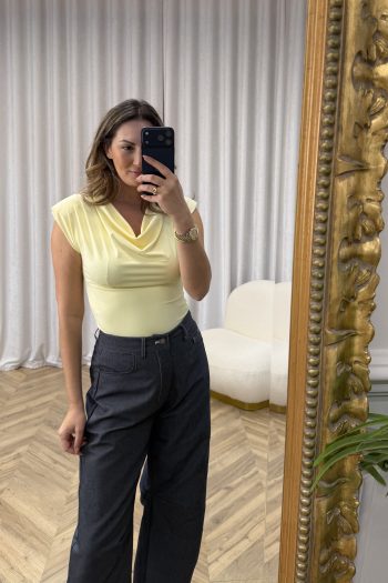 Layla Bodysuit – Yellow - Image 2