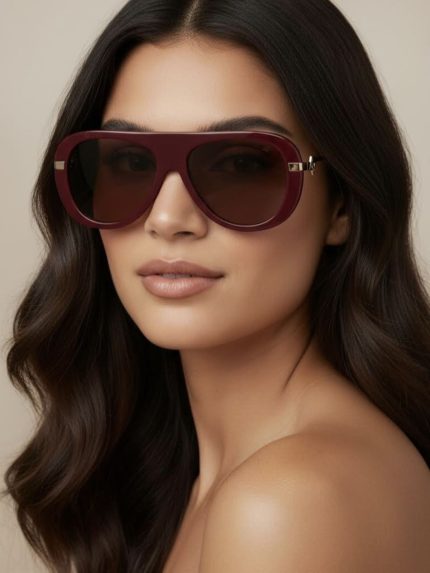 Alexia Sunglasses – Burgundy