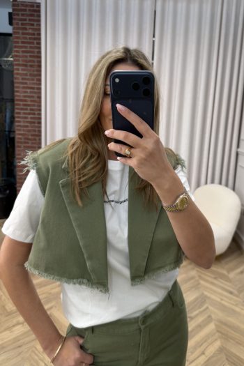 Grace Vest – Khaki