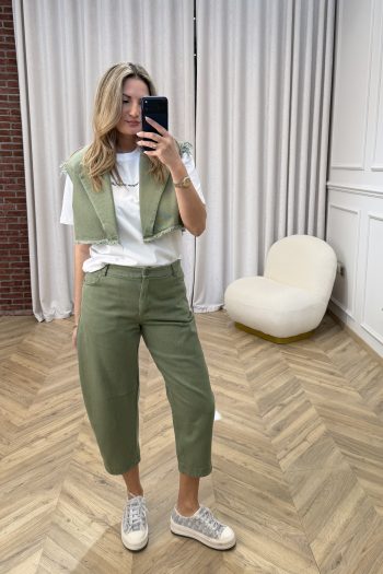 Grace Pants – Khaki - Image 3