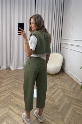 Grace Pants – Khaki - Image 5