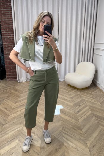 Grace Pants – Khaki - Image 4