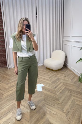 Grace Pants – Khaki - Image 2