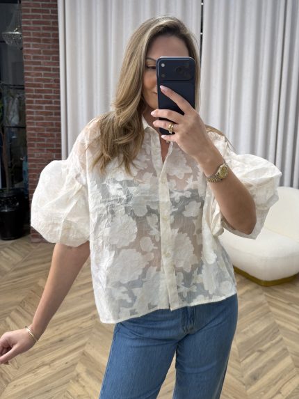 Katie Shirt – Ecru