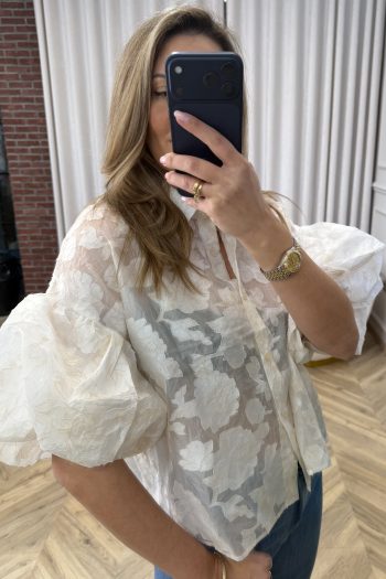 Katie Shirt – Ecru - Image 7