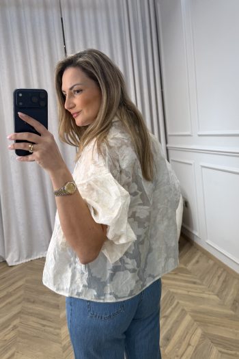 Katie Shirt – Ecru - Image 6