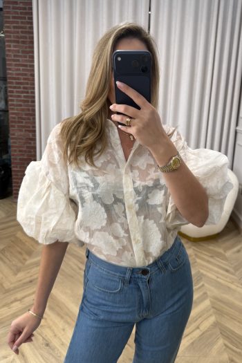 Katie Shirt – Ecru - Image 2