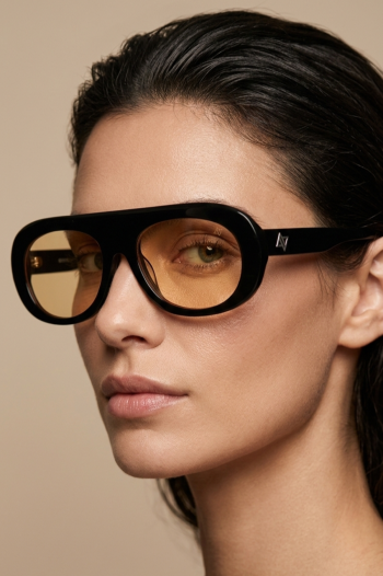 Lexi Sunglasses – Black/Orange