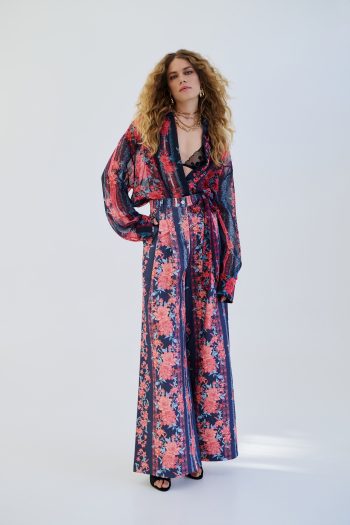 Denise Denim Pants – Print