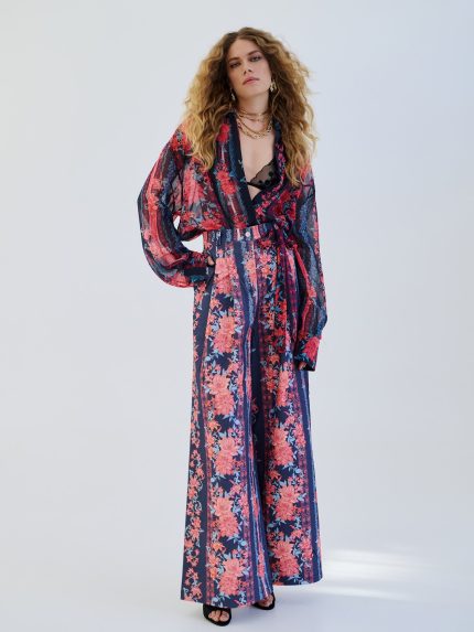 Denise Denim Pants – Print