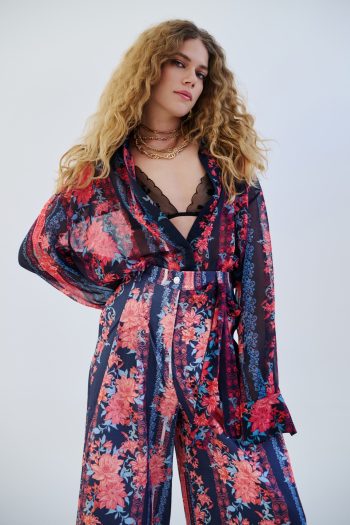 Denise Denim Pants – Print - Image 2