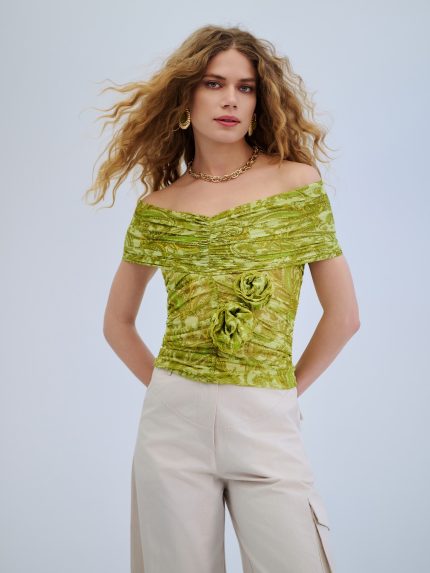 Bareheat Mesh Top – Lime