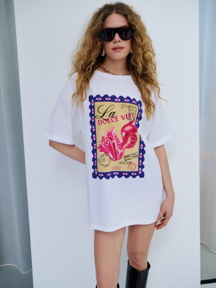 Sunborn Oversized T-shirt – White