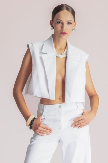 Grace Vest – White