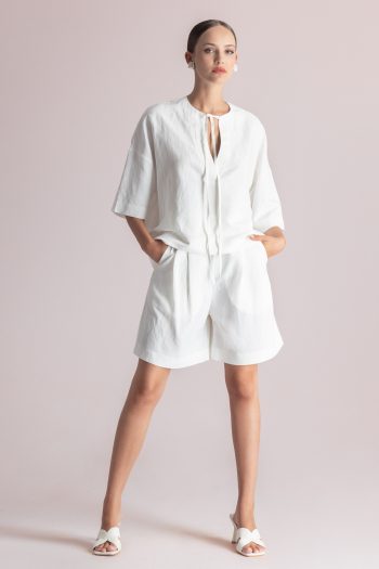Valeria Tunic – Ecru - Image 2