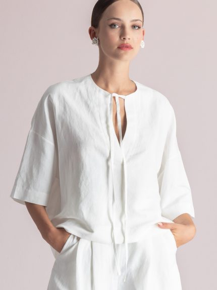 Valeria Tunic – Ecru