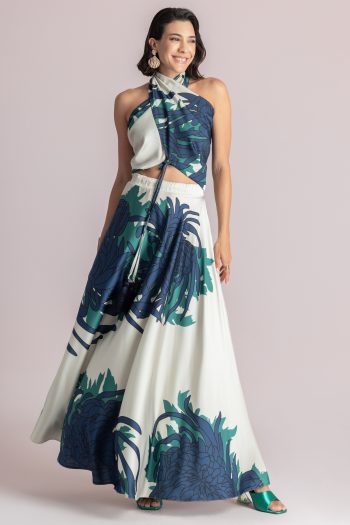 August Wrap Top – Print - Image 2