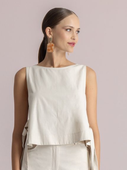 Dimitra Top – Ecru