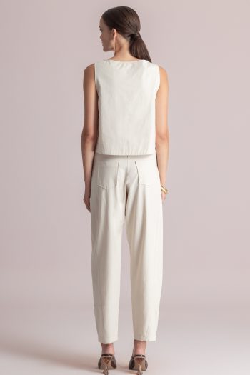 Dimitra Pants – Ecru - Image 3