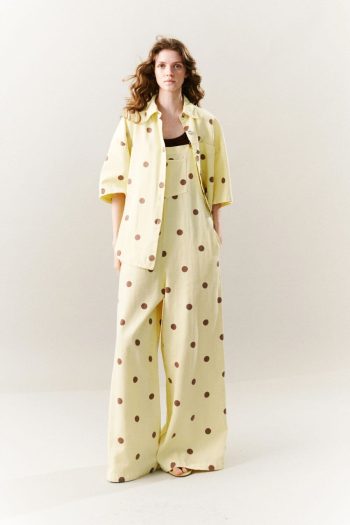Frankie Dot Shirt – Yellow - Image 3