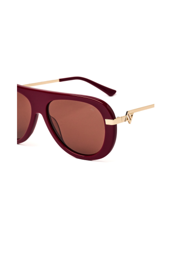 Alexia Sunglasses – Burgundy - Image 4