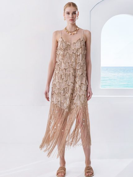 Rayne Dress – Beige