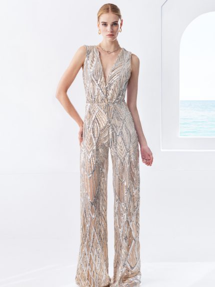 Lilu Jumpsuit – Silver