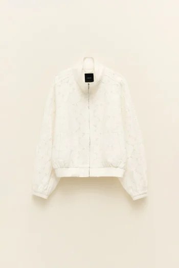 Lace Bomber – White - Image 2