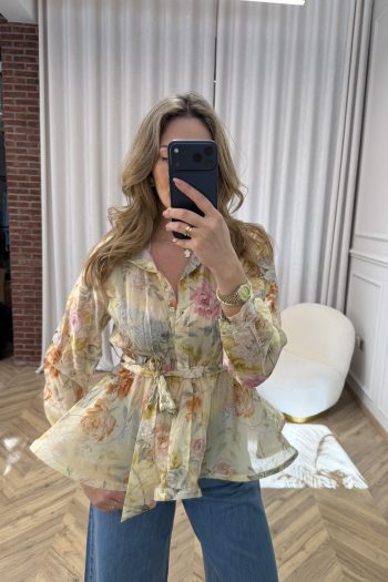 Lily Floral Shirt – Yellow