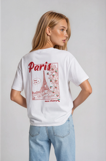 Paris T-shirt – White