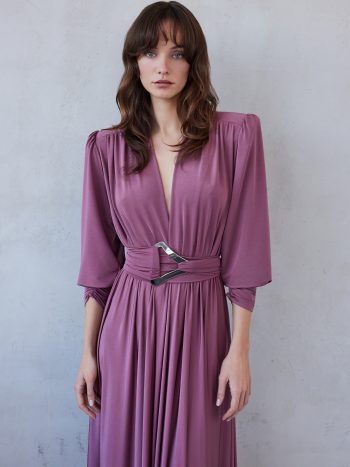 Carla Dress – Dusty Pink - Image 2