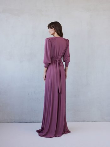 Carla Dress – Dusty Pink - Image 4