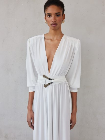 Carla Dress – Off White