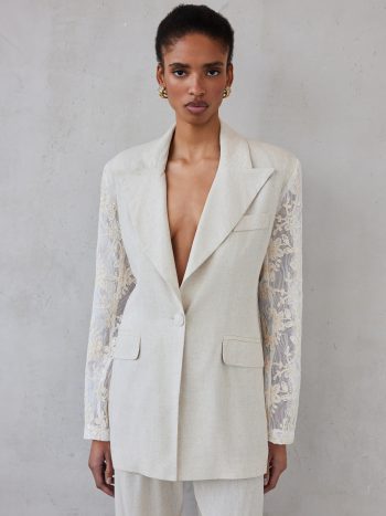 Jacqueline Blazer – Beige