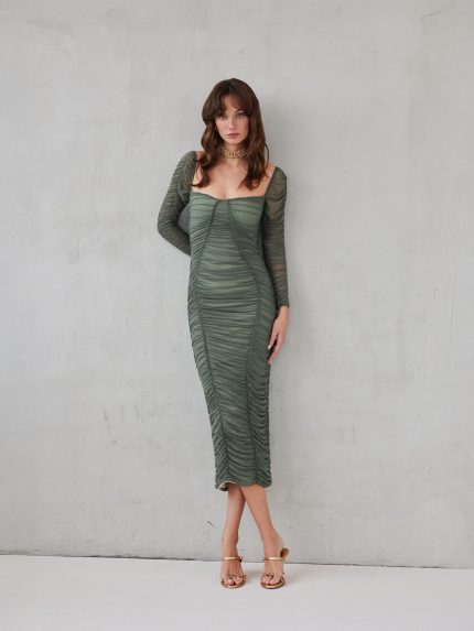 Juliette Dress – Khaki