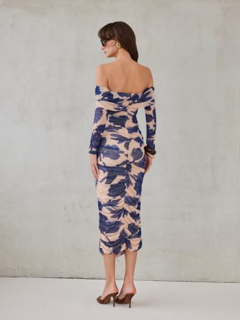 Josephine Dress – Indigo Blossom - Image 3