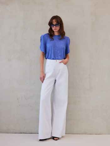 Evelyn T-shirt – Indigo - Image 4