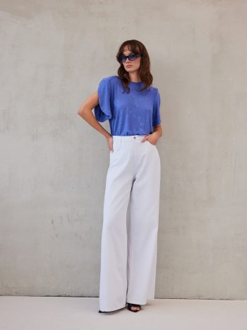 Evelyn T-shirt – Indigo - Image 3