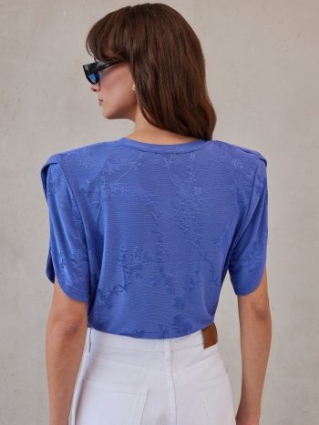 Evelyn T-shirt – Indigo - Image 5