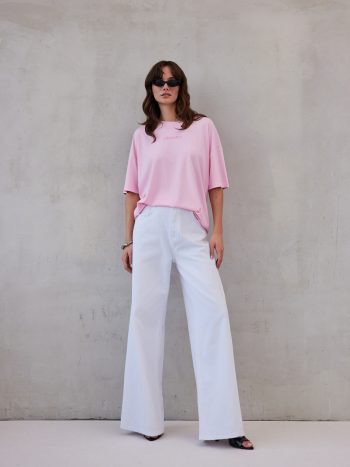 Mia T-shirt – Blossom Pink - Image 2