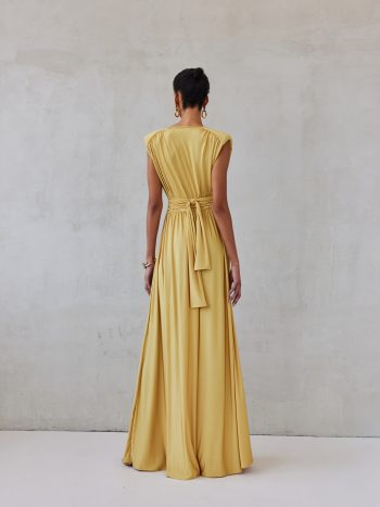 Anabelle Dress – Warm Ochre - Image 5