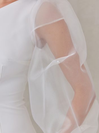 Elodie Dress – Off White - Image 3