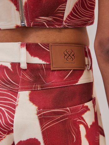 Marlene Barrel Jeans – Ruby Blossom - Image 3