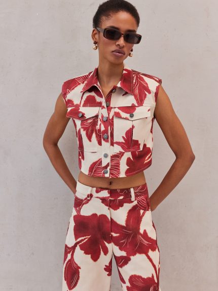 Gloria Vest – Ruby Blossom